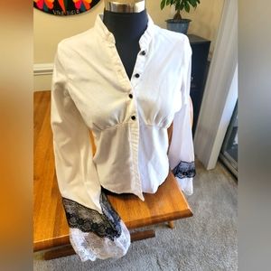 Lace Bell-Sleeve Blouse "Lolita" Style